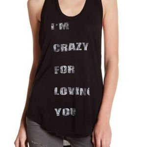 Haute Hippie Luxury Cotton Racerback Tank